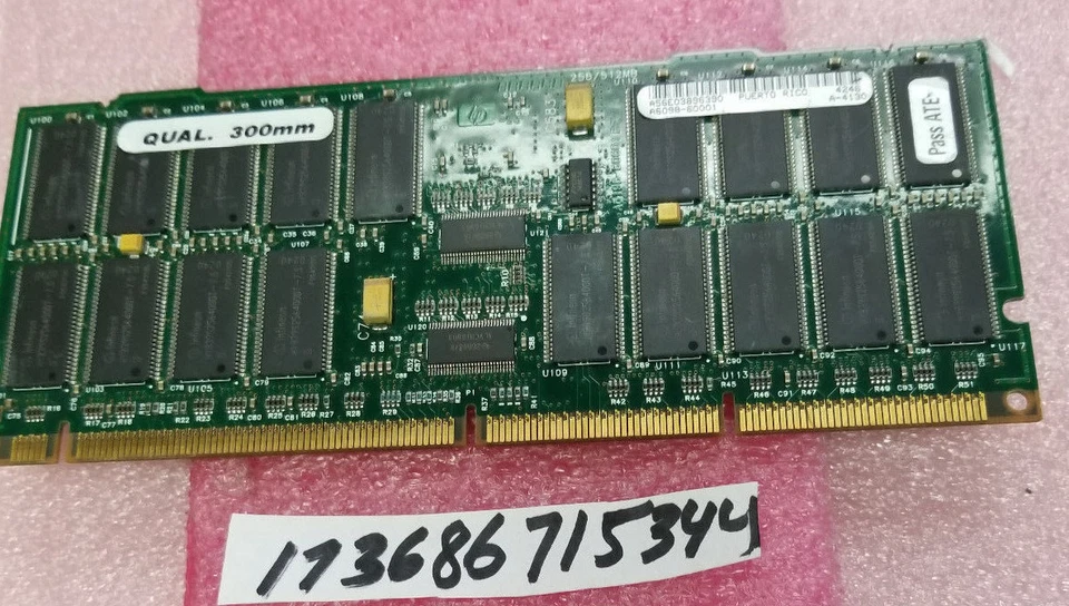 HP A6098-69001 1GB PC-133 SDRAM Server Memory A6098-60001  - Image 1 of 1