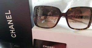 CHANEL Women Sunglasses 5210-Q BC15465132 Tortoise Frame OVERSIZED SQUARE C942 - Picture 1 of 7