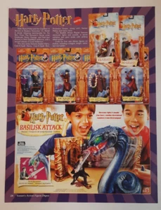 HARRY POTTER Action Figures Basilisk Attack toy set ~ Magazine PRINT AD 2002 - Picture 1 of 1