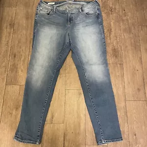 Jeans donna Torrid taglia 16R ragazzo dritto elasticizzato più leggero lavaggio medio - Foto 1 di 8