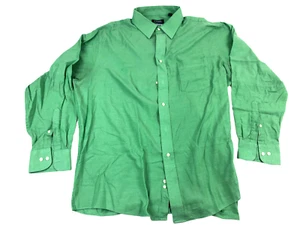 CHAPS Men's Long Sleeve Button Up Wrinkle Free Shirt - Green, 18 x 34/35 - Picture 1 of 7