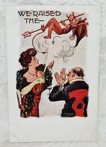160y. HIGH SOCIETY "WE RAISED THE DEVIL" CHAMPAGNE - EMBOSSED, HH TAMMEN, DENVER - Picture 1 of 2