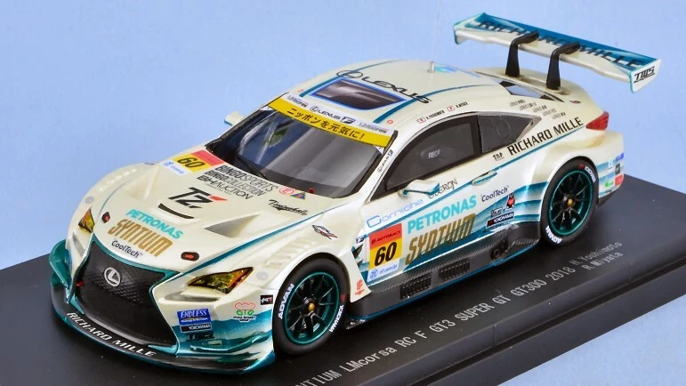 Ebbro LEXUS RC F GT3 N.60 3rd THAILAND SUPER GT300 2018 YOSHIMOTO-MIYATA 1:43 - Immagine 1 di 1