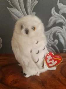 Knowledge Ty Gorro Bebés Búho Hedwig Búho Blanco Nieve Fronteras Exclusivas - Imagen 1 de 7