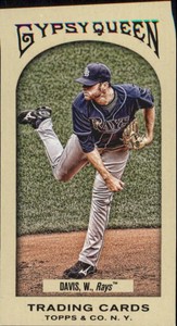 2011 (RAYS) Topps Gypsy Queen Mini #256 Wade Davis