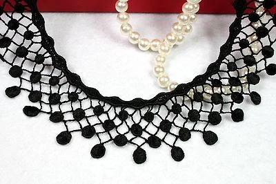 Turquesa Coral Rojo Rosa Gris Blanco Azul Negro Champagne Rosa Venecia Borde de Encaje  Foto 1 de 3