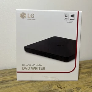 LG GP63EX70 Ultra Slim Portable DVD Writer - M-DISC Support - Mac + Windows 10 - Picture 1 of 4