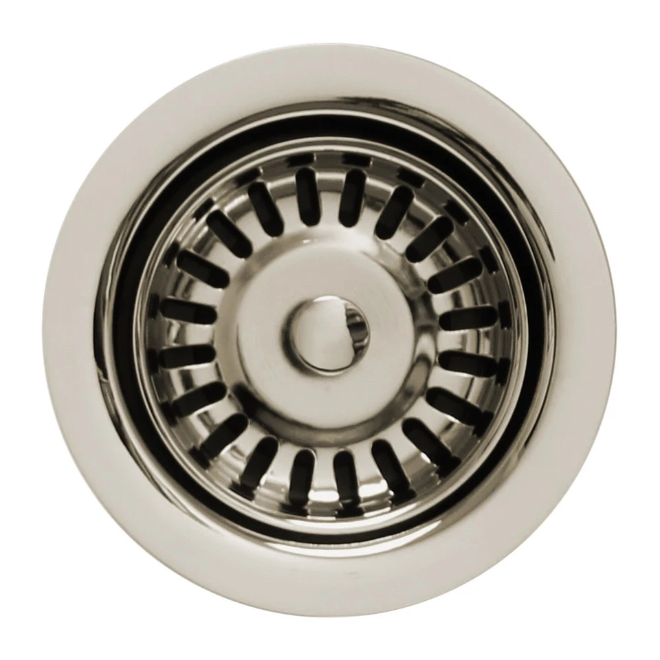 Colador de cesta Whitehaus RNW35 níquel 3-1/2" Foto 1 de 1