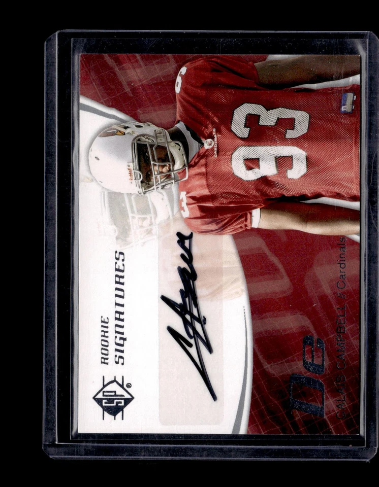 2008 SP Authentic Rookie Signatures #173 Calais Campbell - Image 1 of 2