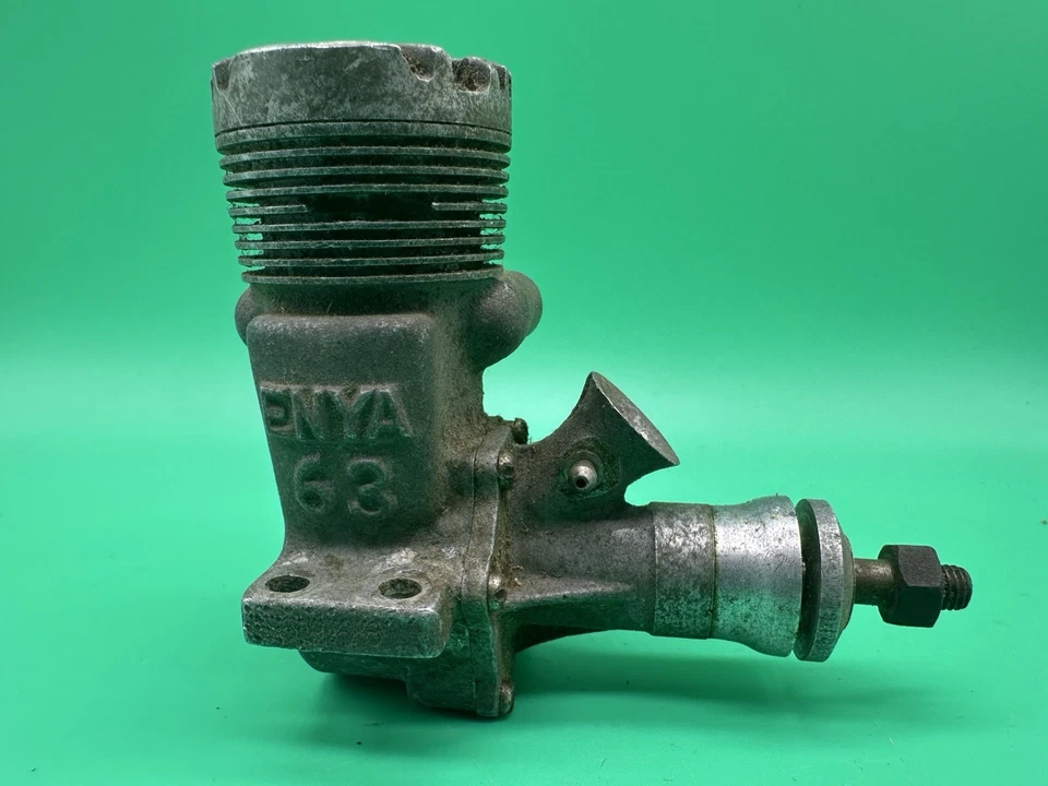 Enya 63 Typhoon 1950 Vintage 2 stroke glow engine for model airplanes used - Image 1 of 4