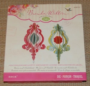 Sizzix Bigz Brenda Walton Chandelier Ornament Die Cut Cutter 658737 # - Picture 1 of 2