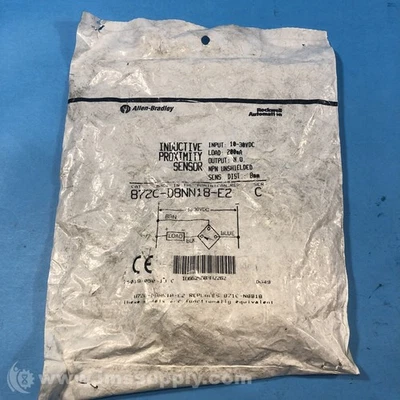 Allen Bradley 872C-D8NN18-E2 Series C Inductive Proximity Sensor FNFP - Image 1 of 4