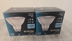 (4-Pk) EcoSmart 3-Way Flood CEC LED Light Bulb PAR38 90/120/150W Eqv - Picture 1 of 4