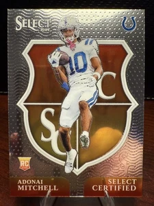 Adonai Mitchell Select Certified Rookie Insert-2024 Panini Select Colts NFL RC - Picture 1 of 2