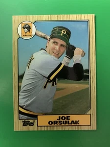 1987 Topps Tiffany Joe Orsulak Pittsburgh Pirates #414 - Imagen 1 de 2