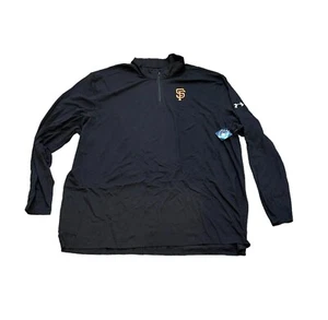 NEW NWT San Francisco Giants Under Armour Men's 1/4 Zip Pullover Jacket 5XL - Picture 1 of 2