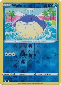 Wailmer Reverse Holo 031/185 Vivid Voltage Common Pokemon TCG NM - Picture 1 of 1
