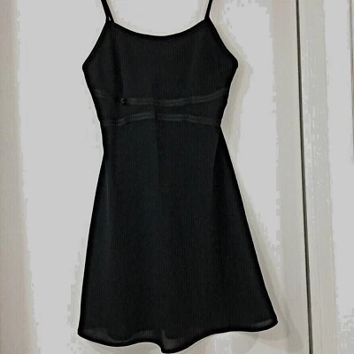 Jones New York Mujer Negro Transparente Camisón Ropa de Dormir Vestido Babydoll Talla S Foto 1 de 4