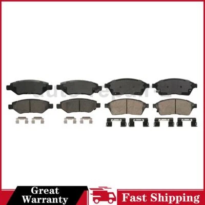 Juego de pastillas de freno de disco delanteras traseras para Cadillac SRX Wagner 2010~2016 Foto 1 de 4