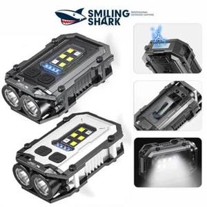 ^ Luz antorcha de bolsillo súper brillante potente LED multifuncional linterna magnética - Imagen 1 de 23