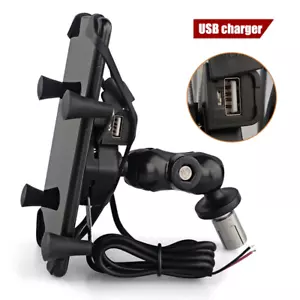 GPS Mobile Phone Mount Bracket Holder For Kawasaki NINJA 400/250 ZX-14R ZX-6R - Picture 1 of 16
