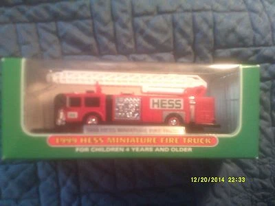 HESS - Mini Fire Truck (1999) (2nd in the Series) - NIB - Image 1 of 4