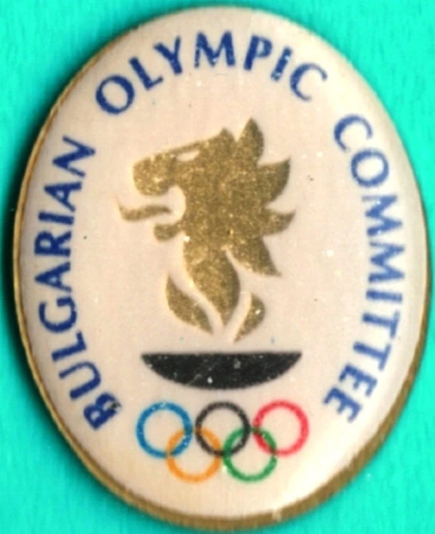 Rare Undated TEAM Bulgaria Olympic Team NOC Pin - Image 1 of 1