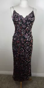 Badgley Mischka Sequin Beaded Embellished Cocktail Dress Size 2 - Picture 1 of 8