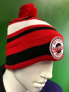 NHL Detroit Red Wings Woolly Bobble Hat Youth OSFA 8-20 - Picture 1 of 5