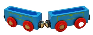 Juego de 5 fabulosos trenes de juguete con imanes - Construye tu propio tren - Ideal para enseñar - Imagen 1 de 4