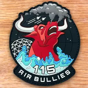 ISRAEL AIR FORCE 115 PATCH IN PVC CONTROLLO 3D GLOW AL BUIO! - Foto 1 di 4