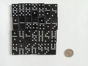 Dominoes, mini , set of 28 pieces. Unused - Picture 1 of 2