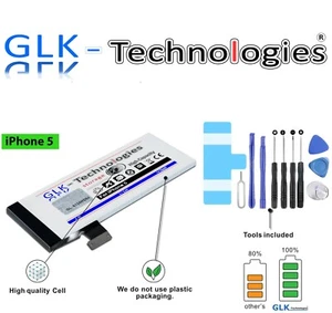 GLK-TECHNOLOGIES Batería iPhone 5 5G A1429 A1428 A1442 Batería NUEVA P R O - Imagen 1 de 7