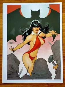 VAMPIRELLA ART PRINT by Rachel & Terry Dodson POSTER 12" X 16" VAMPIRE DRACULA - Picture 1 of 3