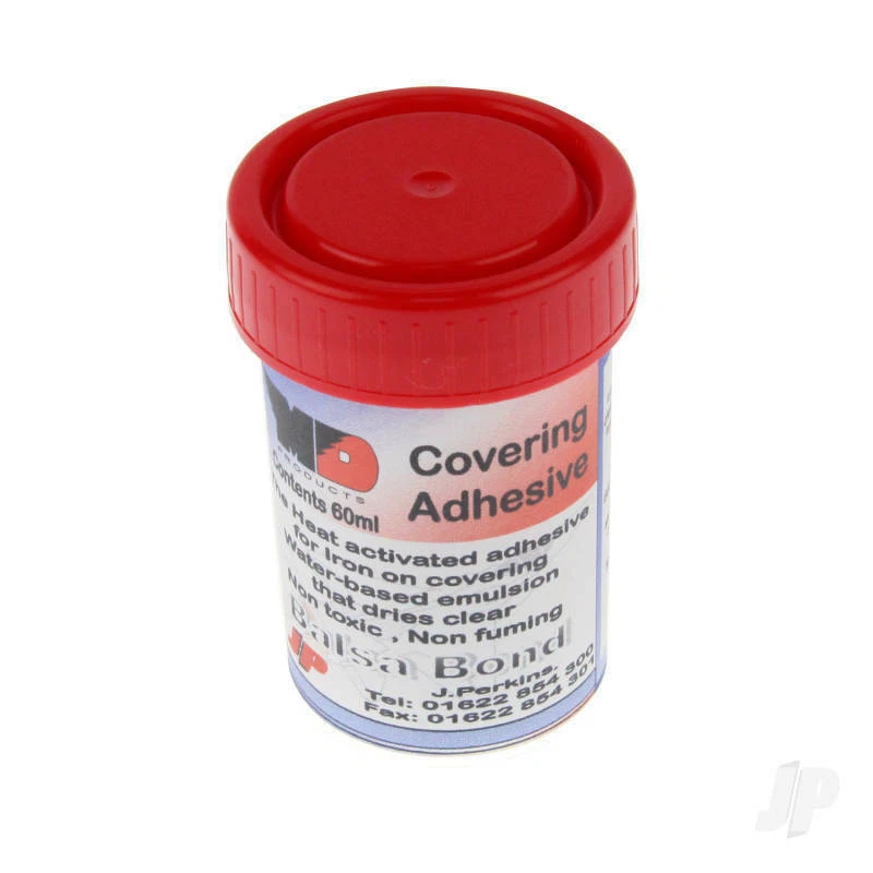 MD PRODUCTS Balsa Bond 60ml adhesive for Iron-on Covering.Replacement For Balsaloc