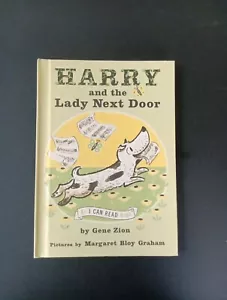 HARRY AND THE LADY NEXT DOOR An I Can Read Book 1960 Children's Choice HC - Picture 1 of 10