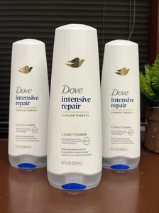 3x Dove Intensive Repair Conditioner Revive Damage Hair 12 FL Oz Keratin Repair - Picture 1 of 3