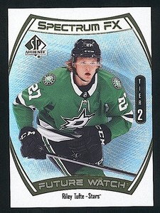 2021-22 UD SP Authentic RILEY TUFTE Future Watch Spectrum FX Unscratched Code