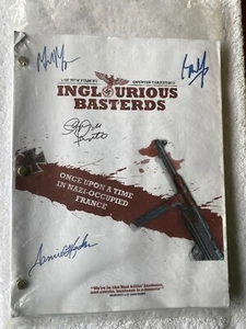Inglorious Bastards Reproduktion signiertes Filmskript Tarentino! - Bild 1 von 12