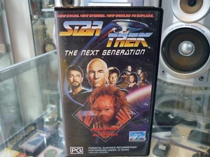 STAR TREK THE NEXT GENERATION VHS PEN PALS + Q WHO - Picture 1 of 5