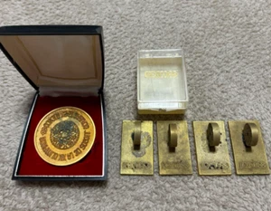 Gebraucht 19th Olympische Spiele Andenken Medaille Set Mit 4 Ornamente - Picture 1 of 5