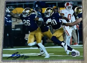 Benjamin Morrison Firmado 8x10 Trébol Serie Notre Dame - Imagen 1 de 1