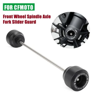 For CFMOTO 450NK 450SR 450SRS Front Wheel Spindle Axle Fork Slider Guard Cover - Picture 1 of 14