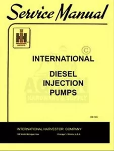 International TD9 WS-9 TD-14A TD-18 TD-18A TD-24 A Injection Pump Service Manual - Picture 1 of 1