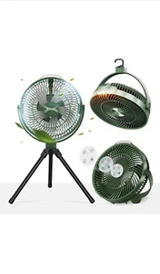 EDON Table Fan, Rechargeable Battery Operated Desk Fan with 4 Speeds - Picture 1 of 6