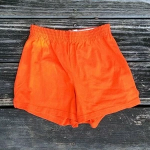 Bright Orange Soffe Cheer Gymnastics Athleisure Shorts - Youth XL or Women's XS - Picture 1 of 4