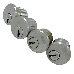 ASSA Abloy Locking Rim Cylinder Keyway 1AP18 Mixed Parts without Keys, 4 Pcs - Picture 1 of 11