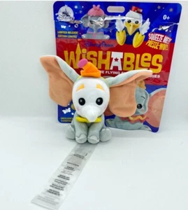 Mini peluche de payaso DUMBO EL ELEFANTE Wishables de los parques de Disney NUEVO - Imagen 1 de 2