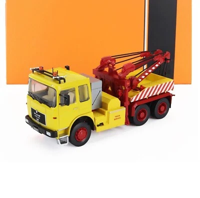 1982 MAN F8 26.281 TRACTOR TRUCK 3-ASSI WRECKER ROAD SERVICE YELLOW 1:43 SCALE - Image 1 of 4
