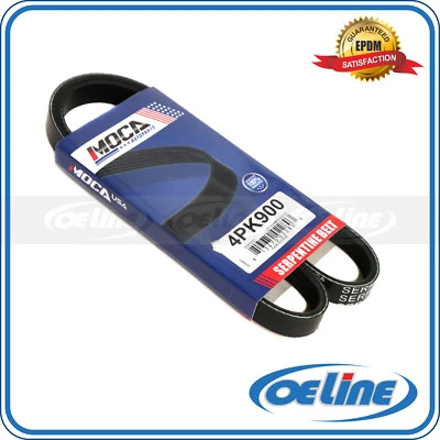 Cinturón serpentino para Chrysler Dodge Suzuki Hyundai Mercedes-Benz Subaru 4PK900 Foto 1 de 4